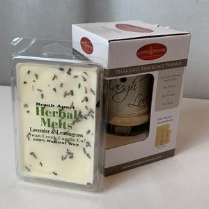 New Pluggable Fragrance Warmer with Herbal Melts Great Gift